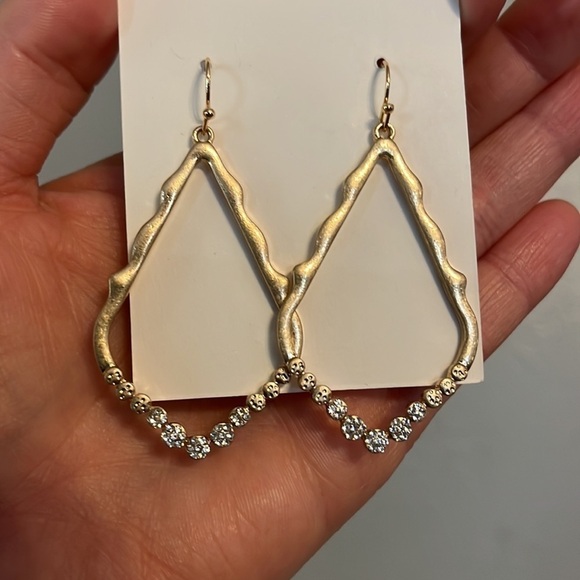 Teardrop Statement Earrings - Picture 4 of 5